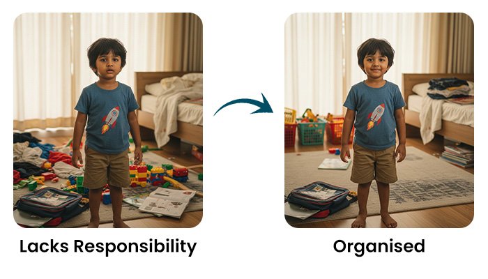 Lacks Responsibility to Organised